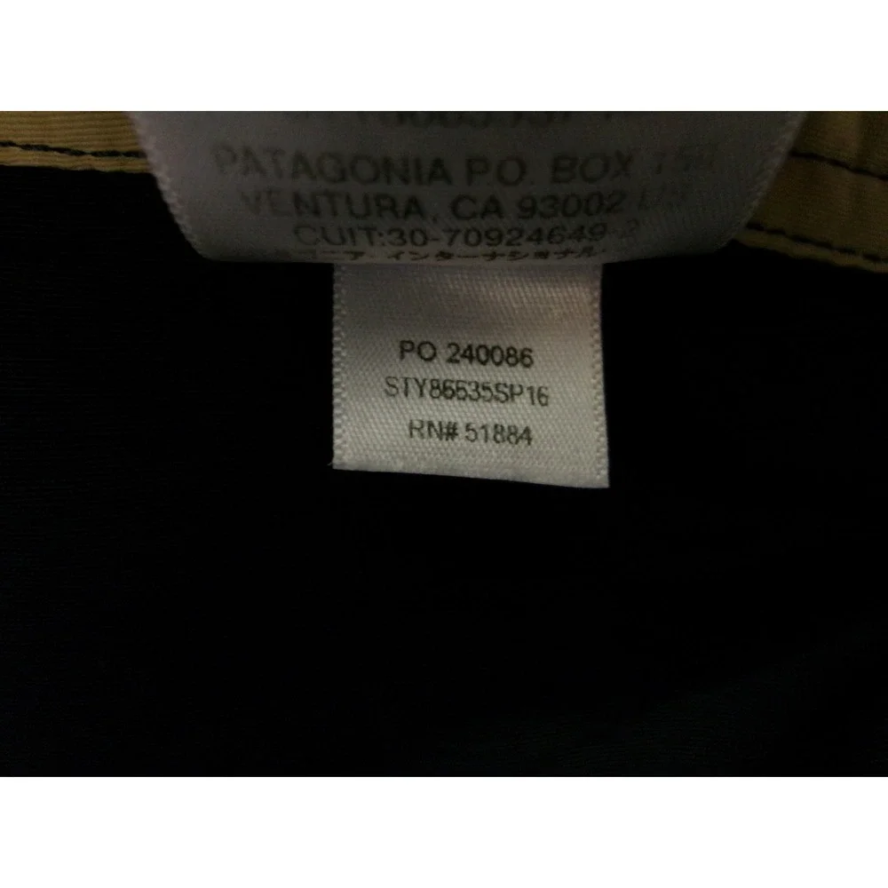 PATAGONIA‎ Men 33 Wavefarer Board Shorts Navy Blue Camo Trim Swim Trunks Nylon